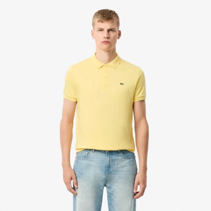Polo de algodão Pima de corte regular para homem