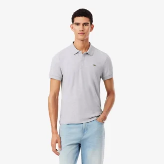 Polo de algodão Pima de corte regular para homem