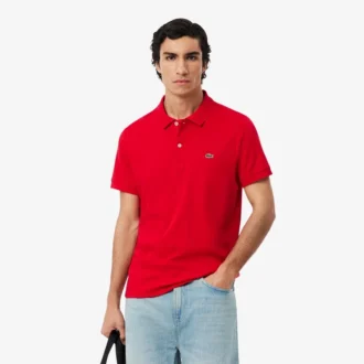 Polo de algodão Pima de corte regular para homem