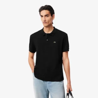 Polo de algodão Pima de corte regular para homem