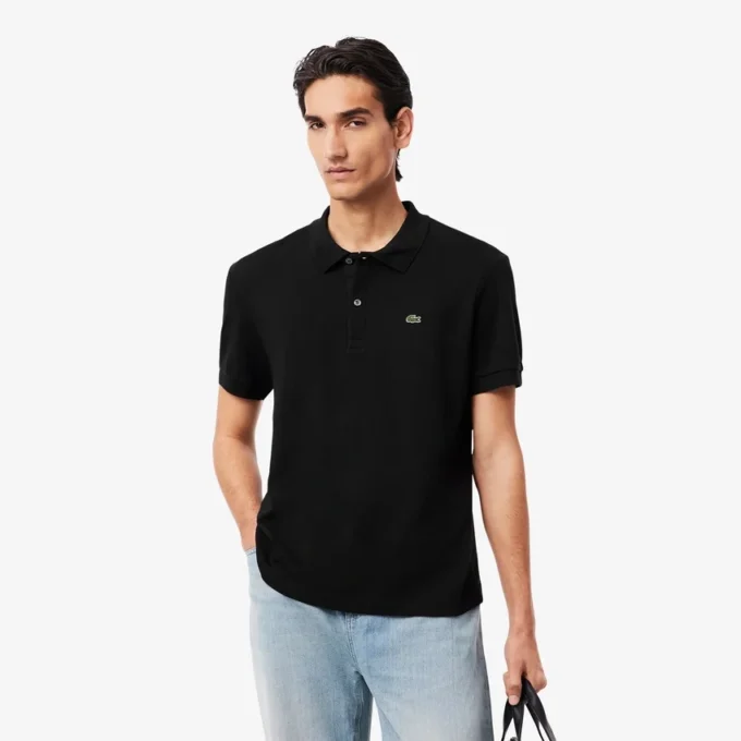 Polo de algodão Pima de corte regular para homem