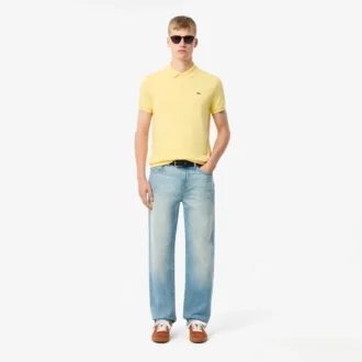 Polo de algodão Pima de corte regular para homem