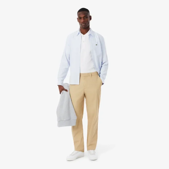 Polo de algodão Pima de corte regular para homem
