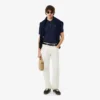 Polo de algodão Pima de corte regular para homem
