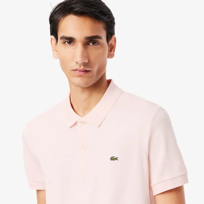 Polo de algodão Pima de corte regular para homem