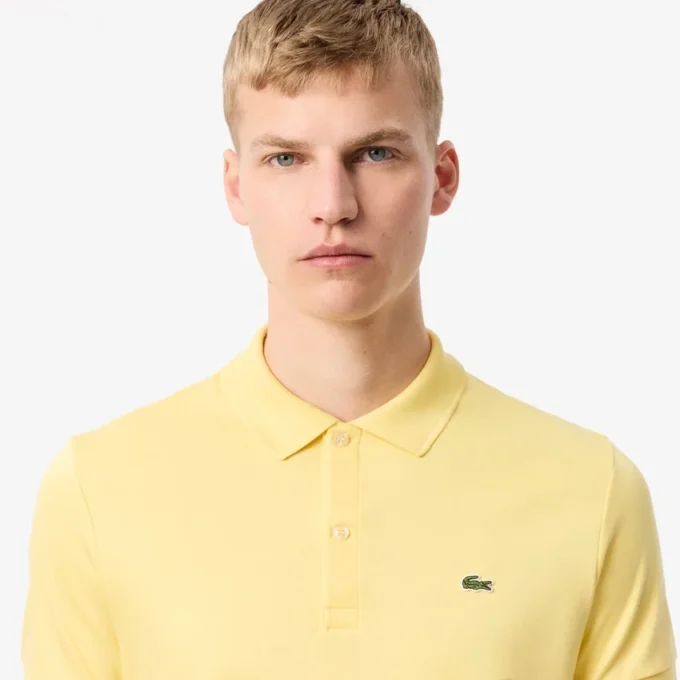 Polo de algodão Pima de corte regular para homem