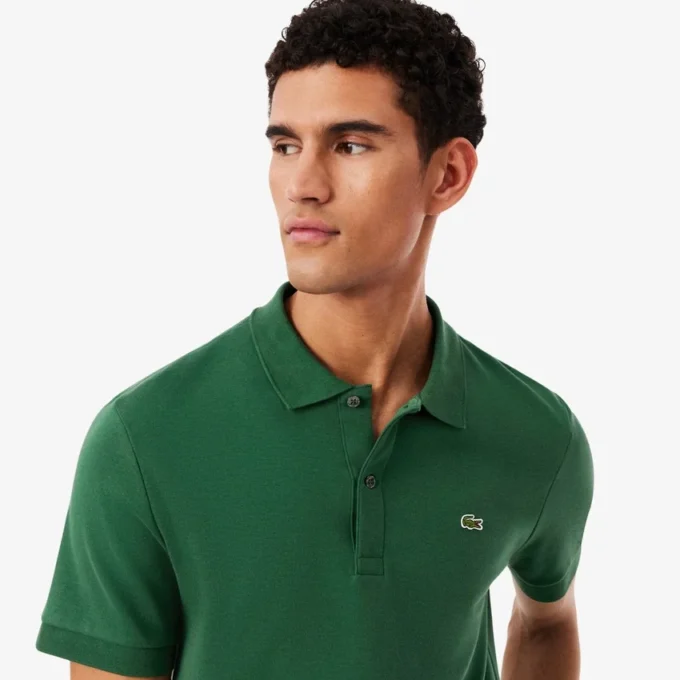 Polo de algodão Pima de corte regular para homem