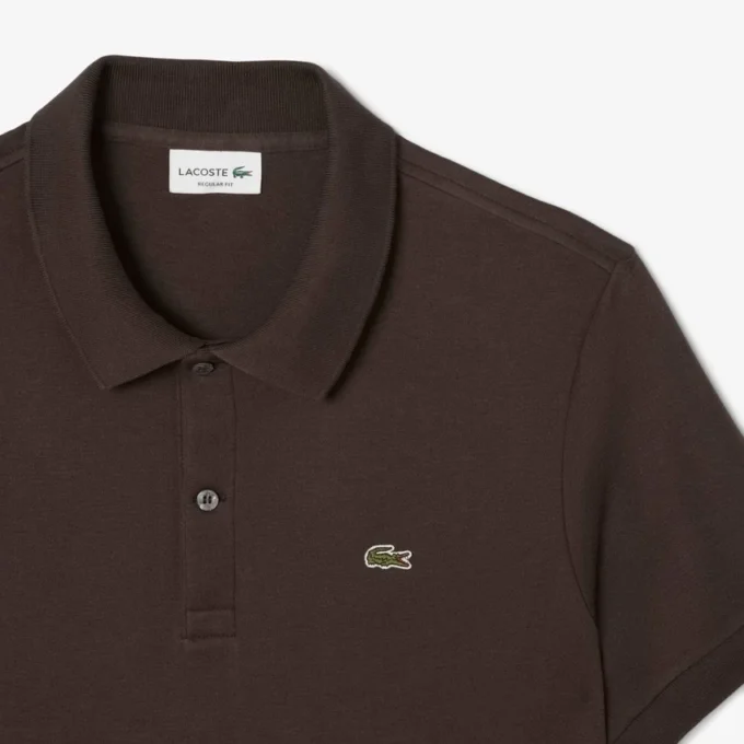 Polo de algodão Pima de corte regular para homem