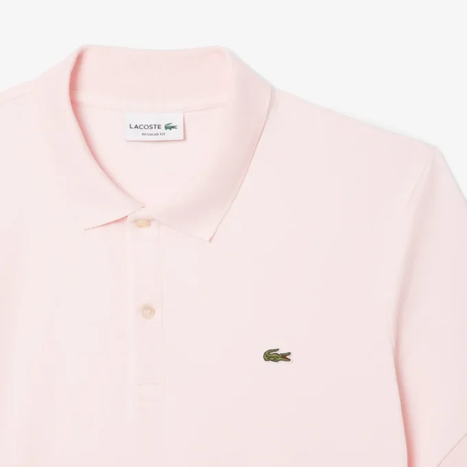 Polo de algodão Pima de corte regular para homem