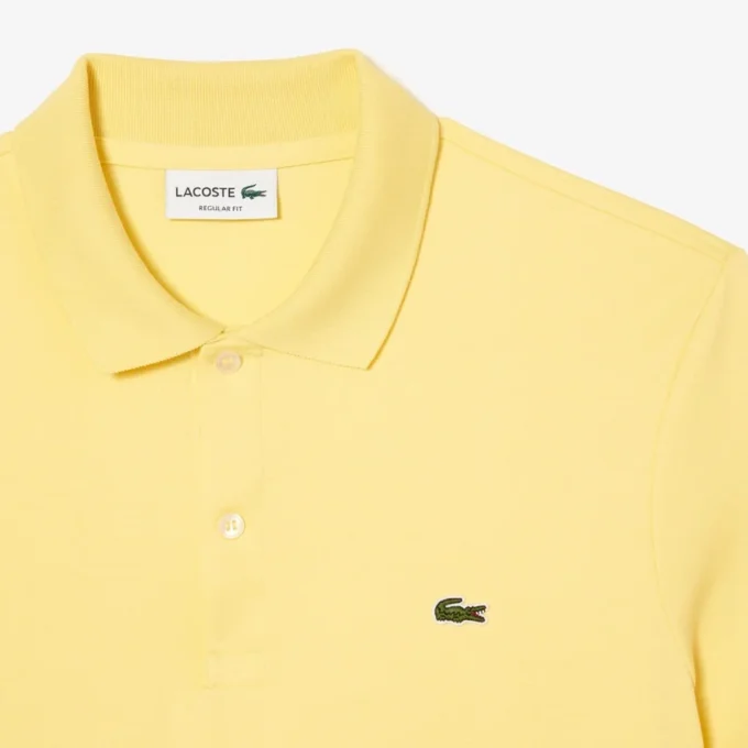 Polo de algodão Pima de corte regular para homem