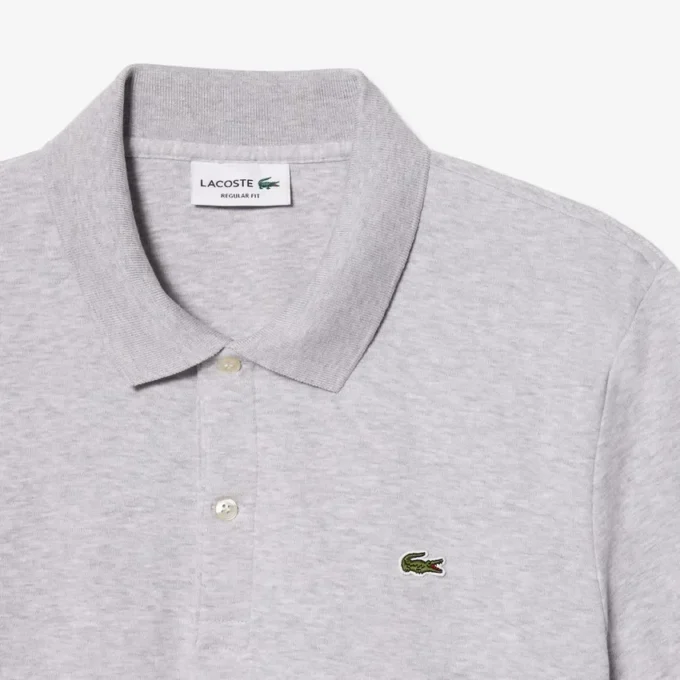 Polo de algodão Pima de corte regular para homem