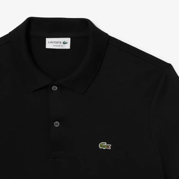 Polo de algodão Pima de corte regular para homem