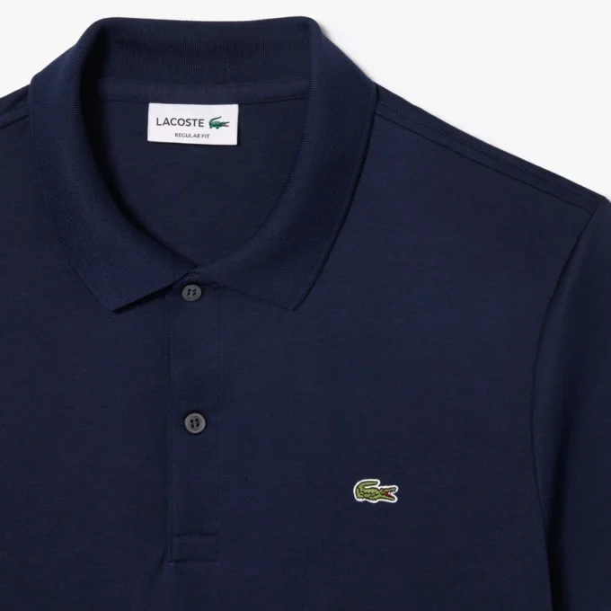 Polo de algodão Pima de corte regular para homem