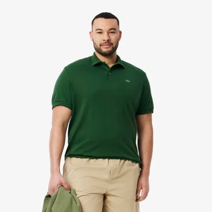 Polo de algodão Pima de corte regular para homem