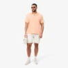 Polo de corte clássico com textura