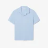 Polo de corte clássico com textura