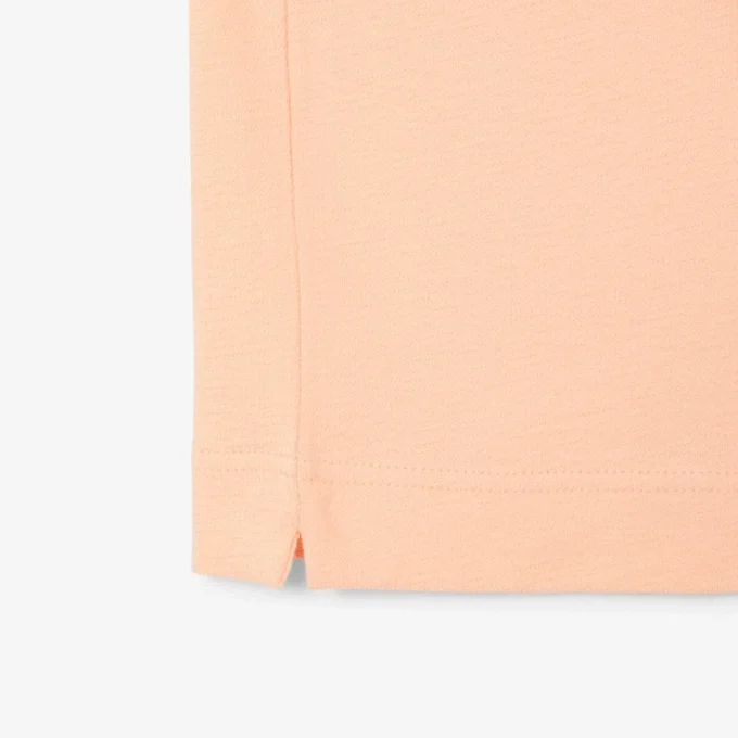 Polo de corte clássico com textura