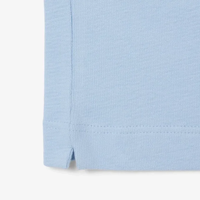Polo de corte clássico com textura