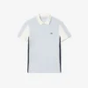Polo de corte regular para homem com blocos de cor