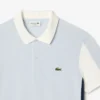 Polo de corte regular para homem com blocos de cor