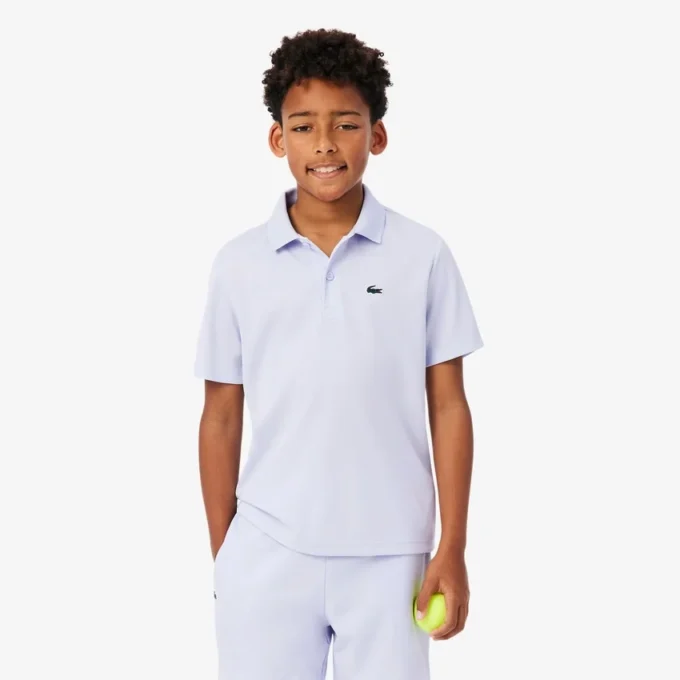 Polo de desporto Ultra Dry em jersey para rapaz