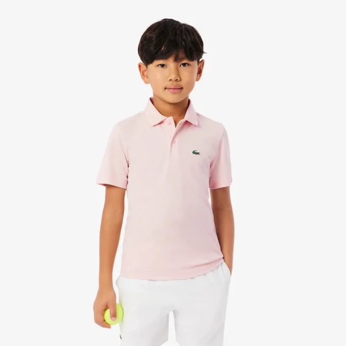Polo de desporto Ultra Dry em jersey para rapaz