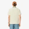 Polo de gola às riscas com corte clássico «Made in France» para homem