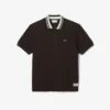 Polo de gola às riscas com corte clássico «Made in France» para homem
