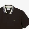 Polo de gola às riscas com corte clássico «Made in France» para homem