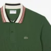 Polo de gola às riscas com corte clássico «Made in France» para homem