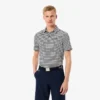 Polo de golfe com proteção UV de corte regular para homem