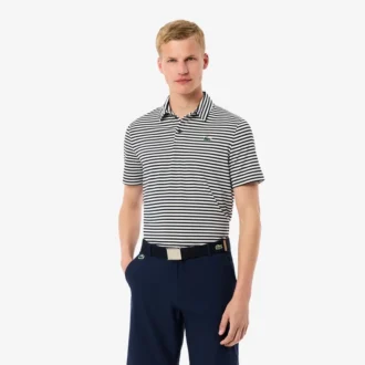 Polo de golfe com proteção UV de corte regular para homem