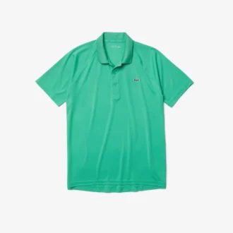 Polo de golfe com proteção UV de corte regular para homem