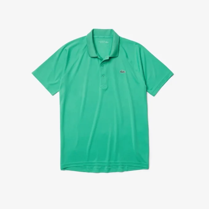 Polo de golfe com proteção UV de corte regular para homem