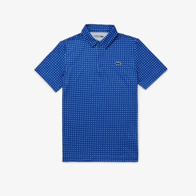 Polo de golfe com proteção UV de corte regular para homem