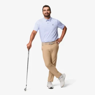 Polo de golfe com proteção UV de corte regular para homem