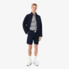 Polo de golfe com proteção UV de corte regular para homem