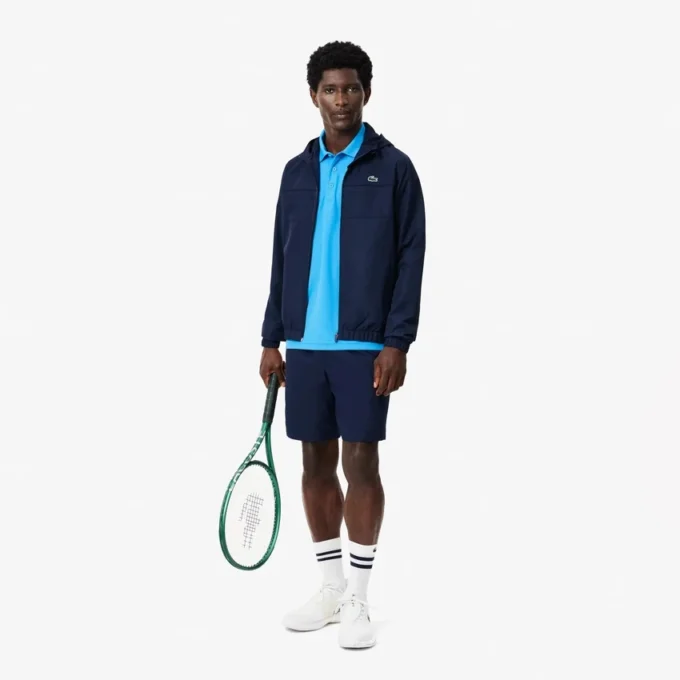 Polo de golfe com proteção UV de corte regular para homem