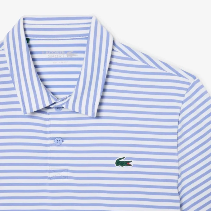 Polo de golfe com proteção UV de corte regular para homem