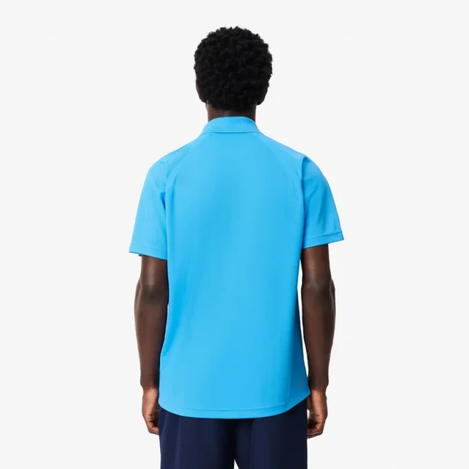 Polo de golfe com proteção UV de corte regular para homem