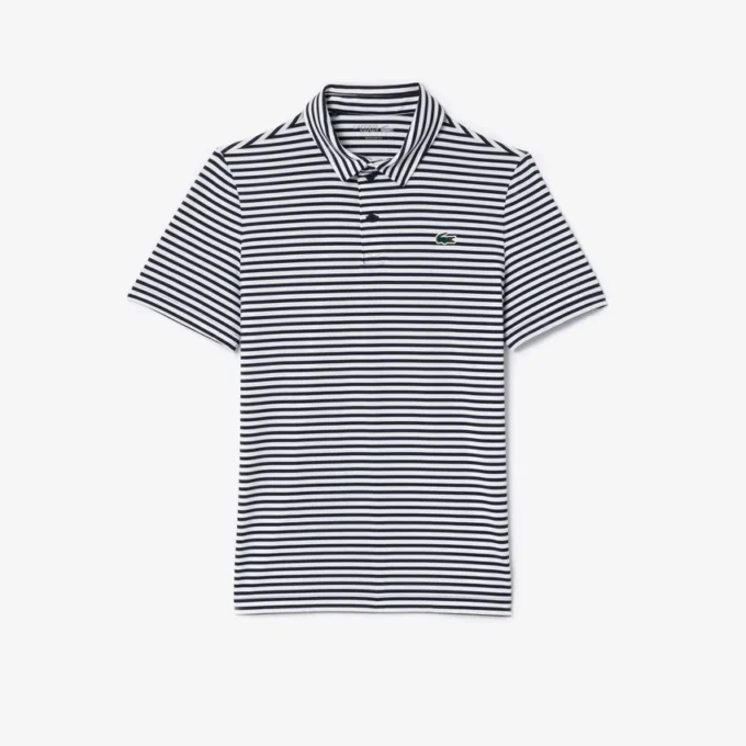 Polo de golfe com proteção UV de corte regular para homem