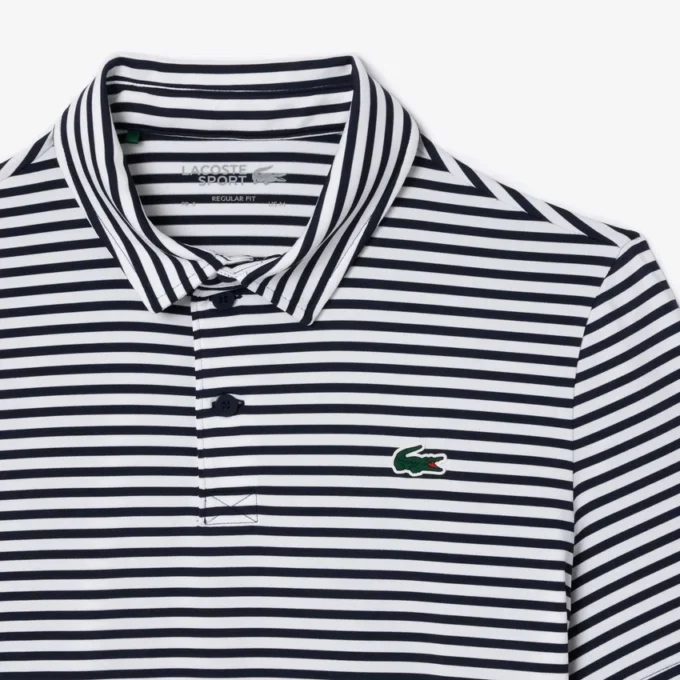 Polo de golfe com proteção UV de corte regular para homem