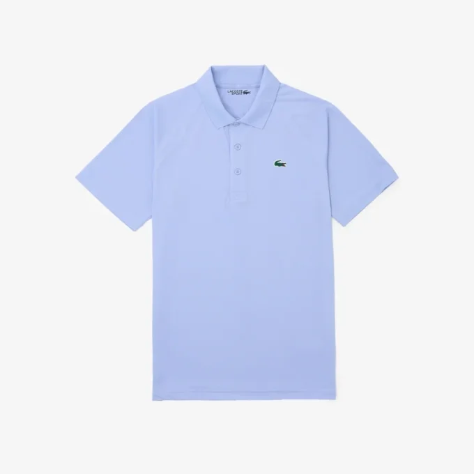 Polo de golfe com proteção UV para homem, corte regular