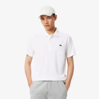 Polo de golfe com proteção UV para homem, corte regular