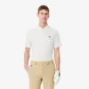 Polo de golfe com proteção UV para homem, corte regular
