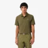 Polo de golfe com proteção UV para homem, corte regular