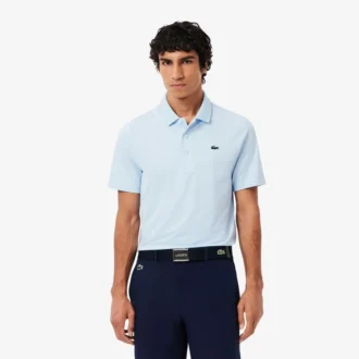 Polo de golfe com proteção UV para homem, corte regular