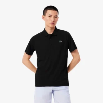 Polo de golfe com proteção UV para homem, corte regular