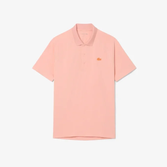Polo de golfe com proteção UV para homem, corte regular
