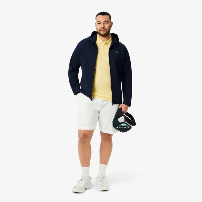Polo de golfe com proteção UV para homem, corte regular